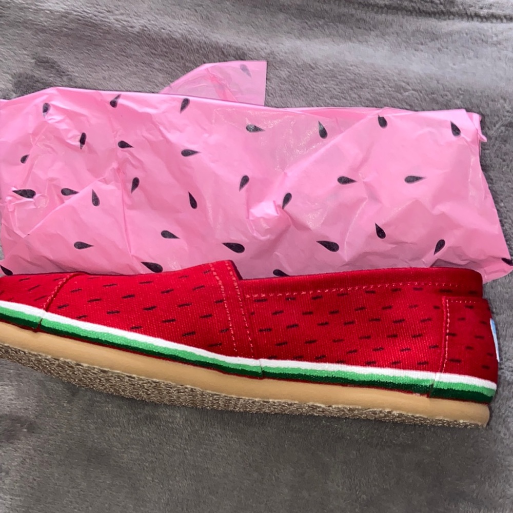 Watermelon hand-painted Toms